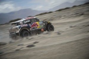 Nasser Al-Attiyah (QAT) of Axion X-Raid Team races during stage 10 of Rally Dakar 2016 from Belen to La Rioja, Argentina on January 13, 2016