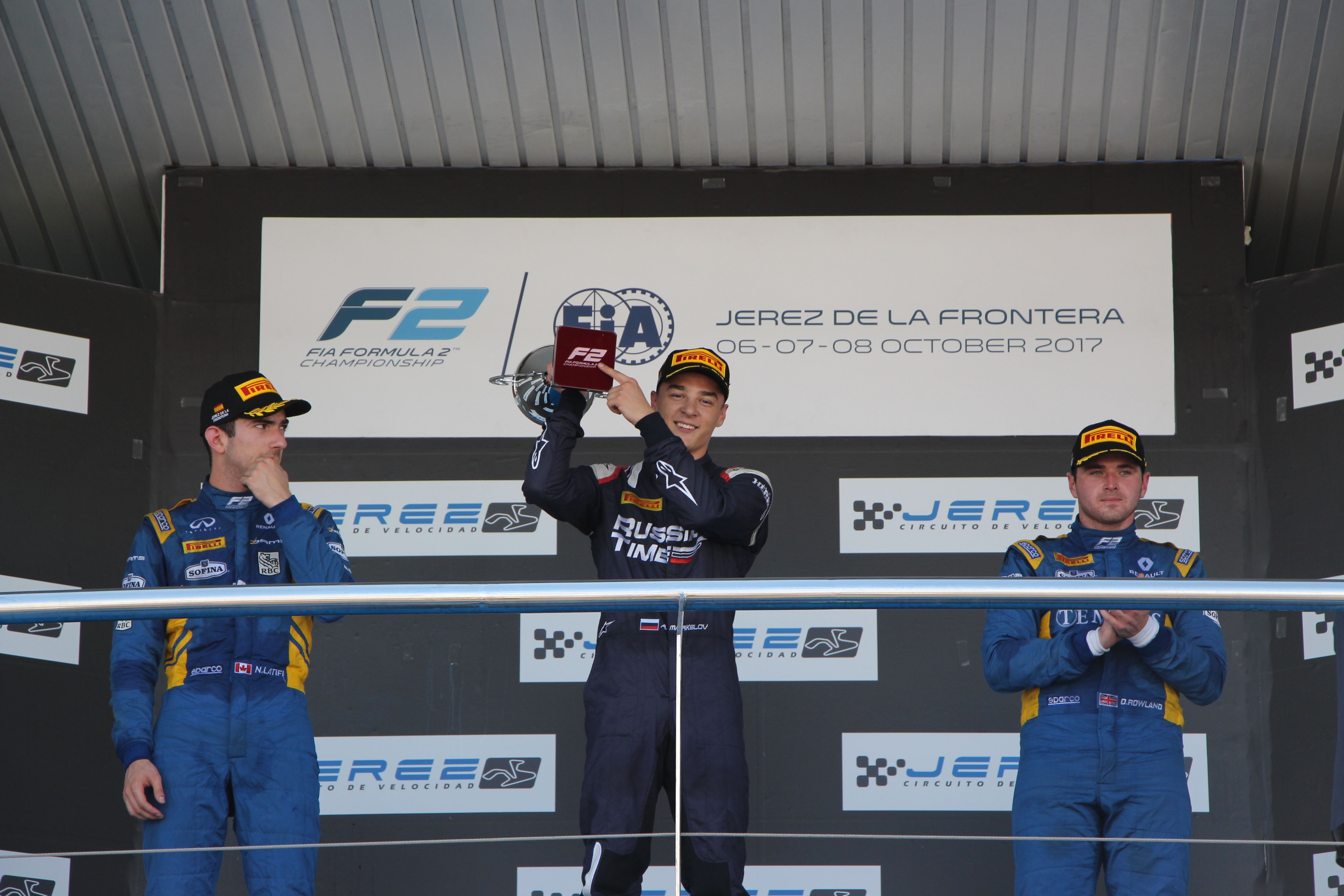 Artem Markelov wins in Jerez
