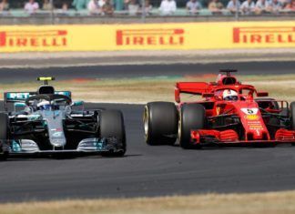 Sebastian Vettel and Valtteri Bottas