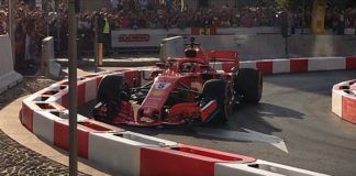 Sebastian Vettel crash