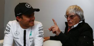 Nico Rosberg and Bernie Ecclestone