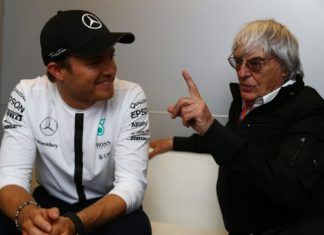 Nico Rosberg and Bernie Ecclestone