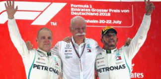 Dieter Zetsche, Lewis Hamilton