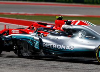 Lewis Hamilton against Kimi Raikkonen
