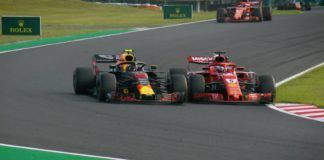Max Verstappen and Sebastian Vettel