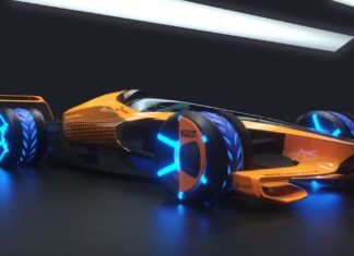 McLaren 2050 F1 car