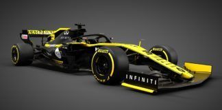 2019 Renault F1 car, livery
