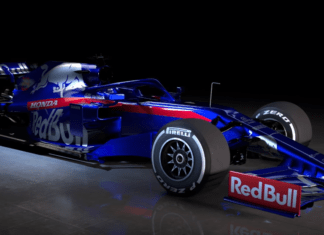 2019 Toro Rosso F1 livery, car