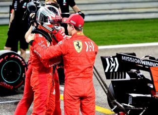 Charles Leclerc, Sebastian Vettel, Ferrari