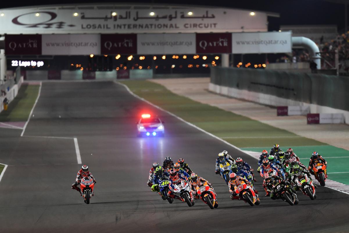 Qatar MotoGP start