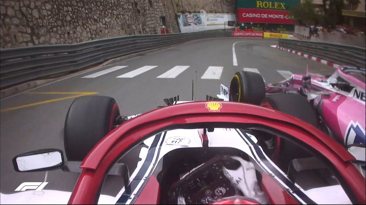 Kimi Raikkonen with Lance Stroll, F1, Monaco GP