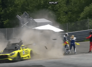Fabian Vettel crash, ADAC GT Masters