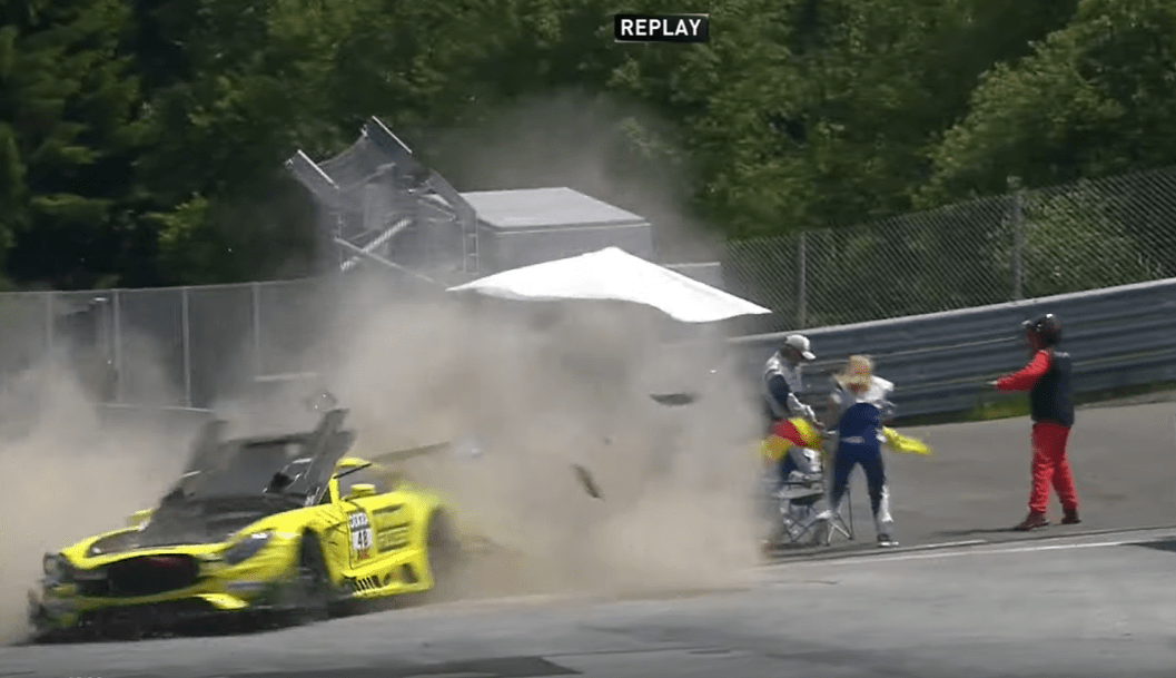 Fabian Vettel crash, ADAC GT Masters