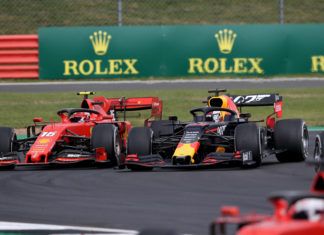 Max Verstappen, Charles Leclerc, F1 British GP