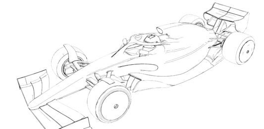F1 2021 drawing