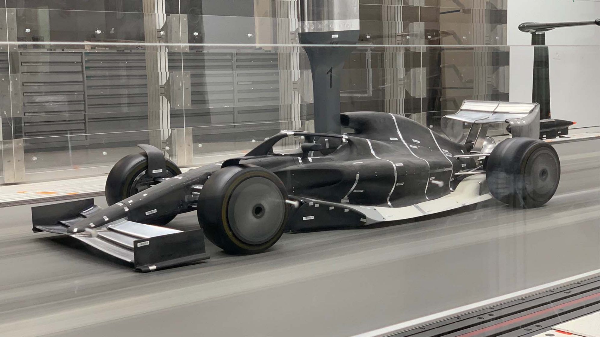 F1 Undertakes Windtunnel Test Of 2021 Car With 18 Inch Tyres At Sauber
