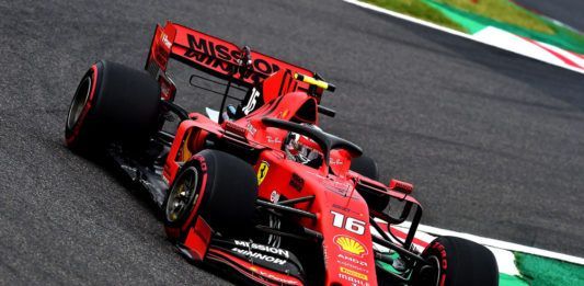 Mattia Binotto, Sebastian Vettel, Charles Leclerc