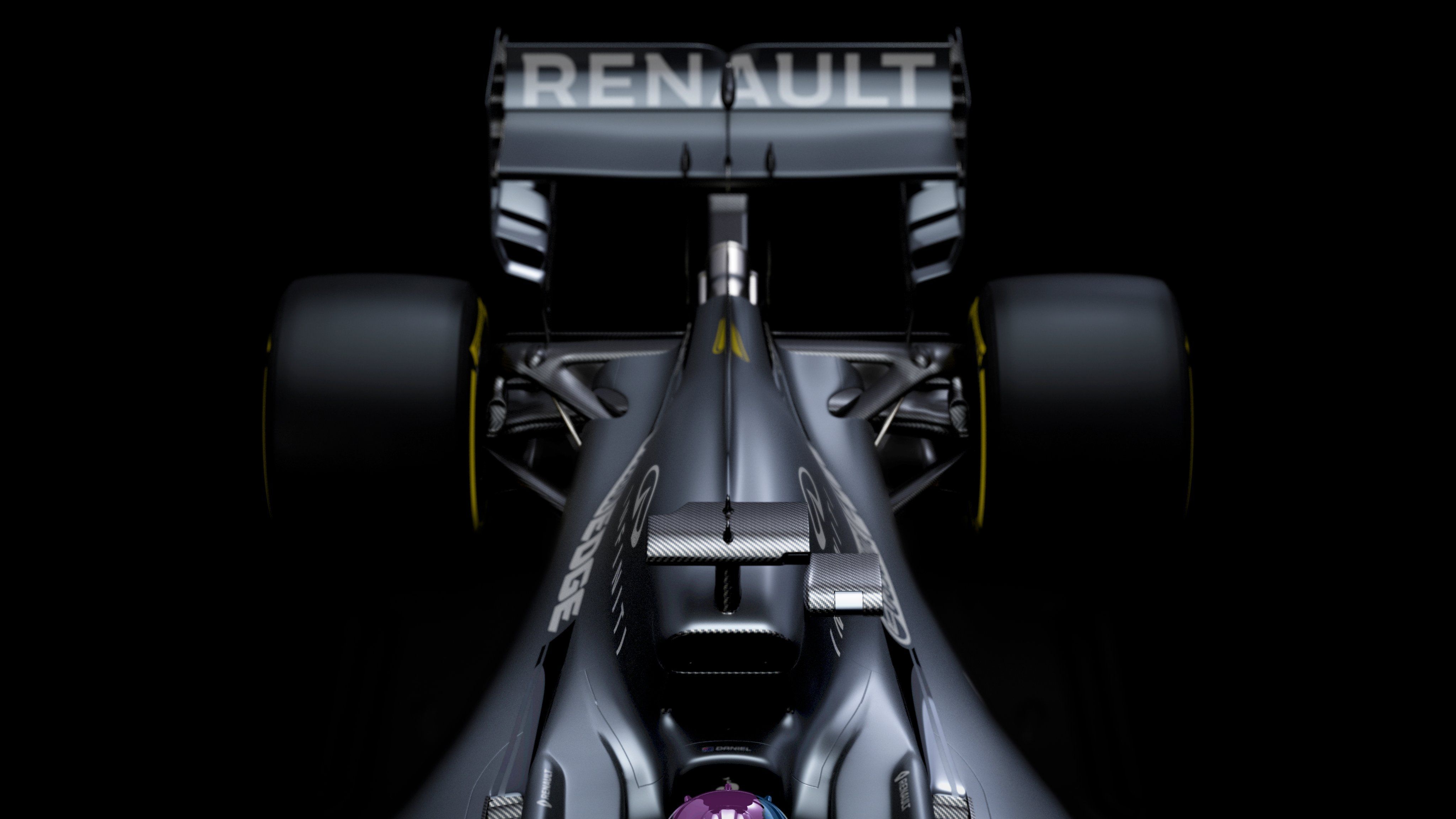 Renault Shows Glimpses Of An All Black F1 Test Livery
