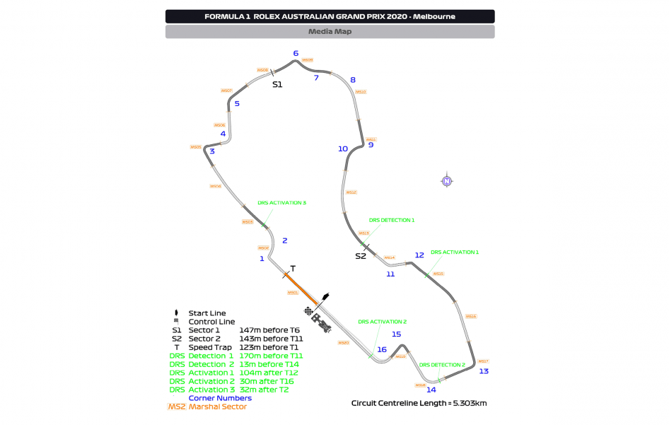 FIA reveals track changes for F1 Aus GP, DRS zones remains same
