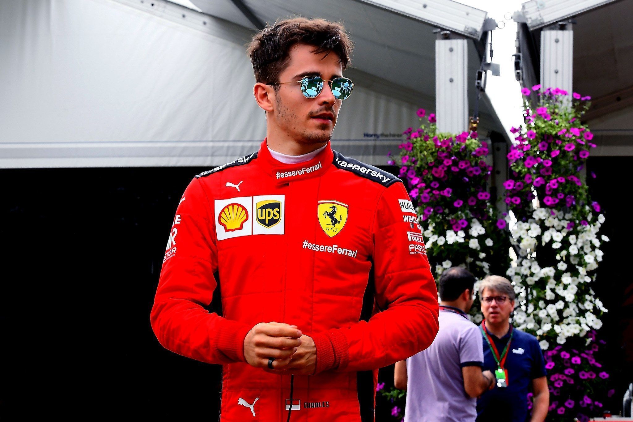 Leclerc answers fan questions in a video shared by Ferrari