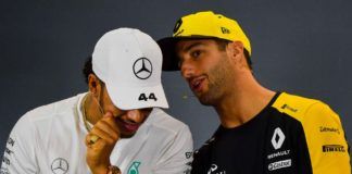 Daniel Ricciardo, Lewis Hamilton