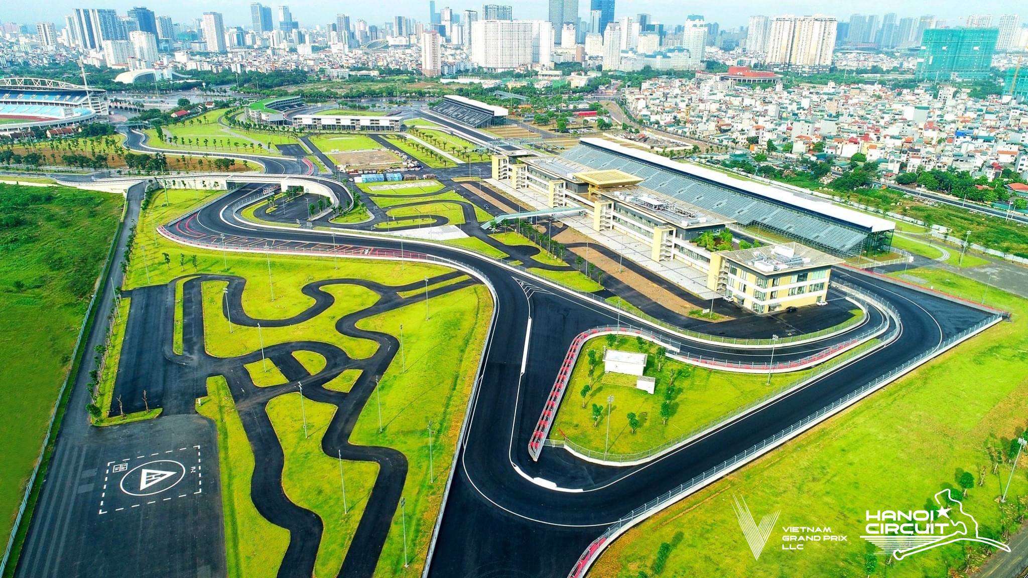 F1 Vietnam Video Hanoi Street Circuit Construction Progress Layout