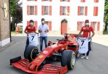 Cristiano Ronaldo, Charles Leclerc, Carlos Sainz, Ferrari