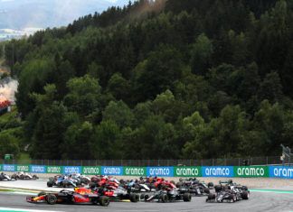 Sergio Perez, Yuki Tsunoda, Lewis Hamilton, Valtteri Bottas, F1