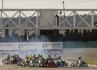 FIA Karting, Zuera, España, karting, kart, James Egozi, James Luis Egozi, Guillaume Bouzar,