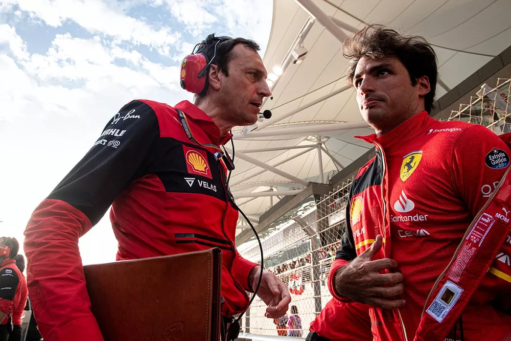 Carlos Sainz, Ferrari, Charles Leclerc