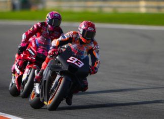 Marc Márquez i Enea Bastianini en els test de pretemporada 2023 de MotoGP / MotoGP