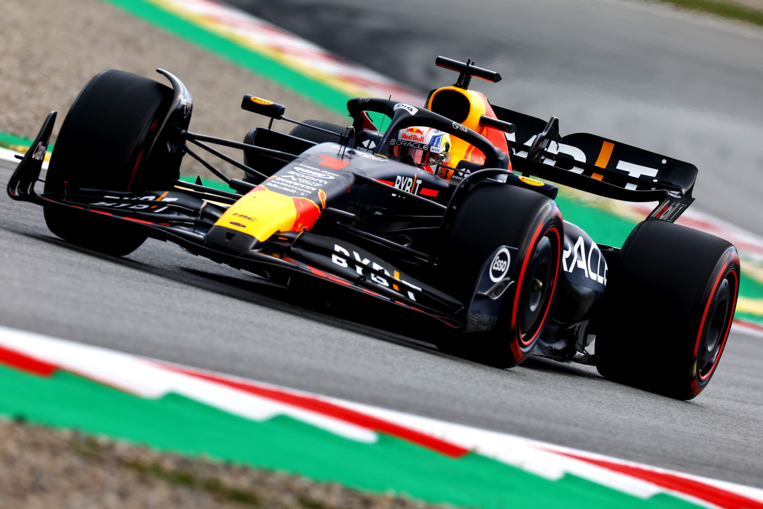 Spanish GP Verstappen fastest again in FP3 as rain hampers run
