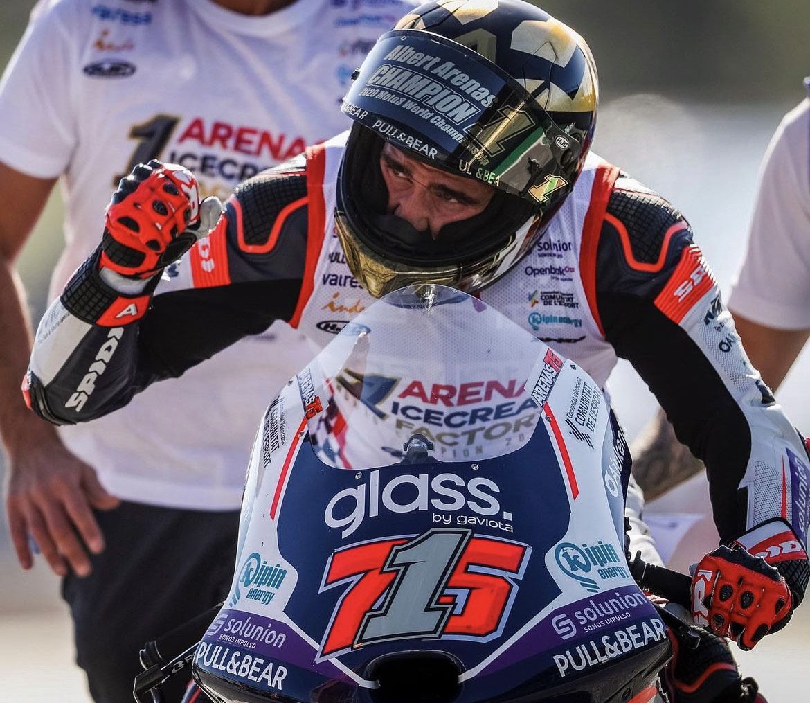 Albert Arenas, Campió del Món de Moto3 al 2020 / Instagram: Albert Arenas