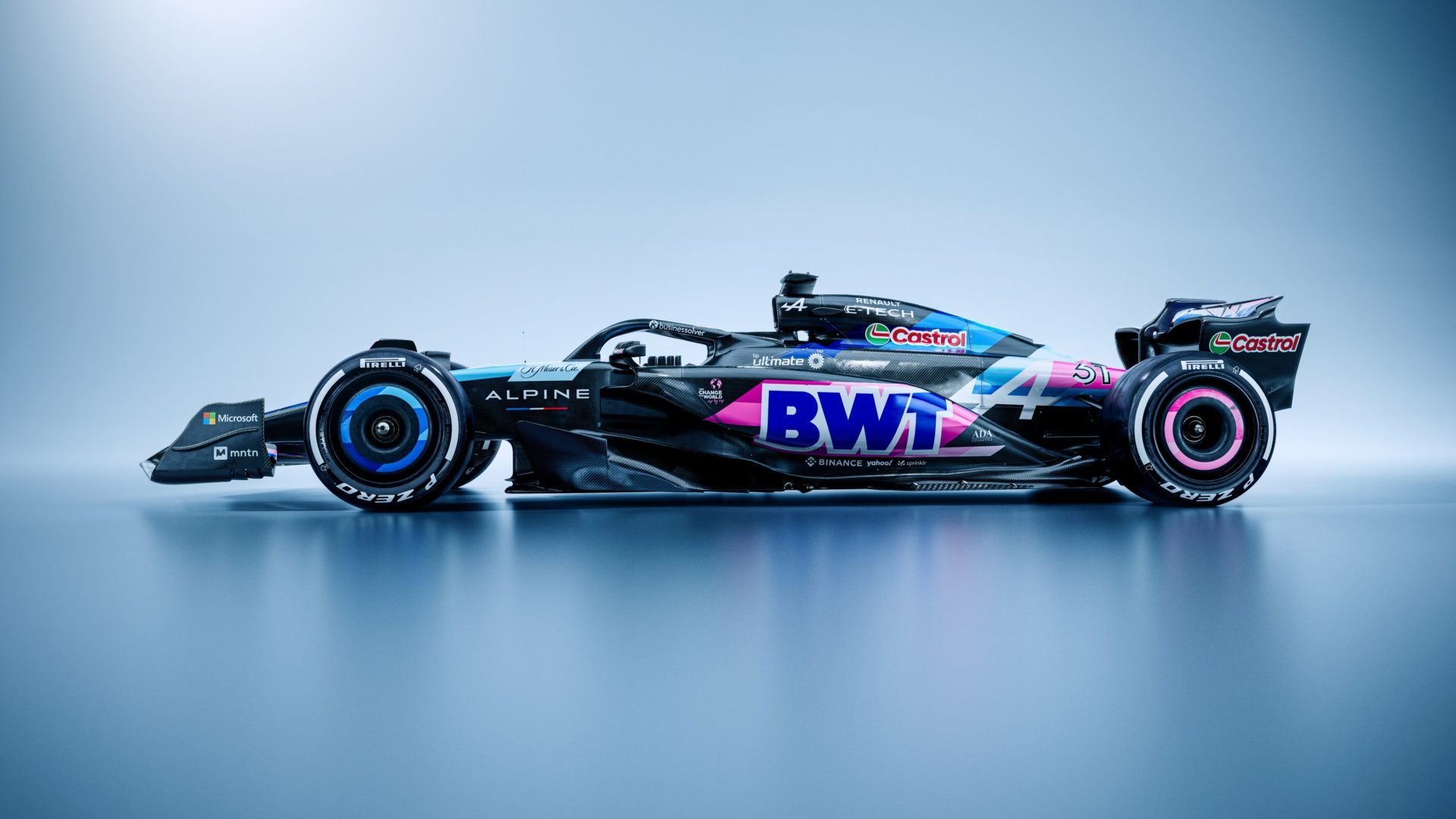 Photo Alpine presents new livery in F1 2024 launch