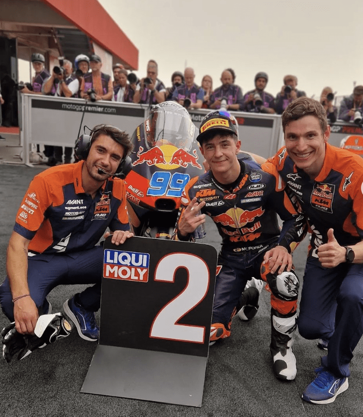José Antonio Rueda logra un podio en el GP de Portugal / Copyright: Red Bull KTM Ajo