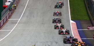 Sergio Perez, Oscar Piastri, Charles Leclerc, F1