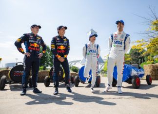 Sergio Perez, Yuki Tsunoda, F1, Max Verstappen, Daniel Ricciardo