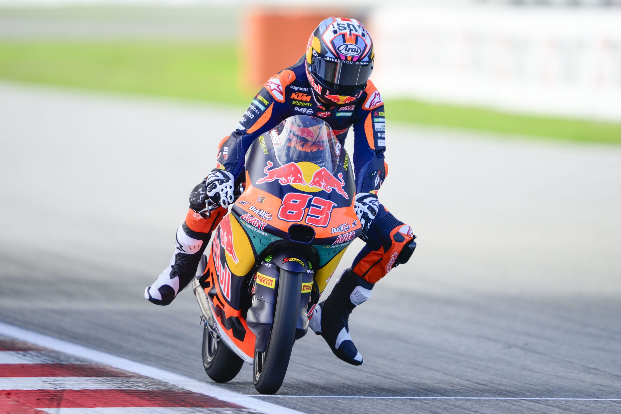 Alvaro Carpe aquest divendres en el Circuit de Barcelona - Catalunya / Red Bull KTM Ajo