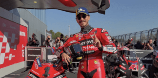 Pecco Bagnaia tras la pole de este sábado en Barcelona / Ducati Corse