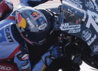 Álex Márquez durante los test de este martes / Gresini Racing