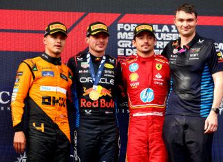 Max Verstappen, Charles Leclerc, Lando Norris, F1