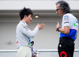 Laurent Mekies, Yuki Tsunoda, F1