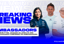 Williams, F1, Jenson Button, Jamie Chadwick, Jacques Villeneuve