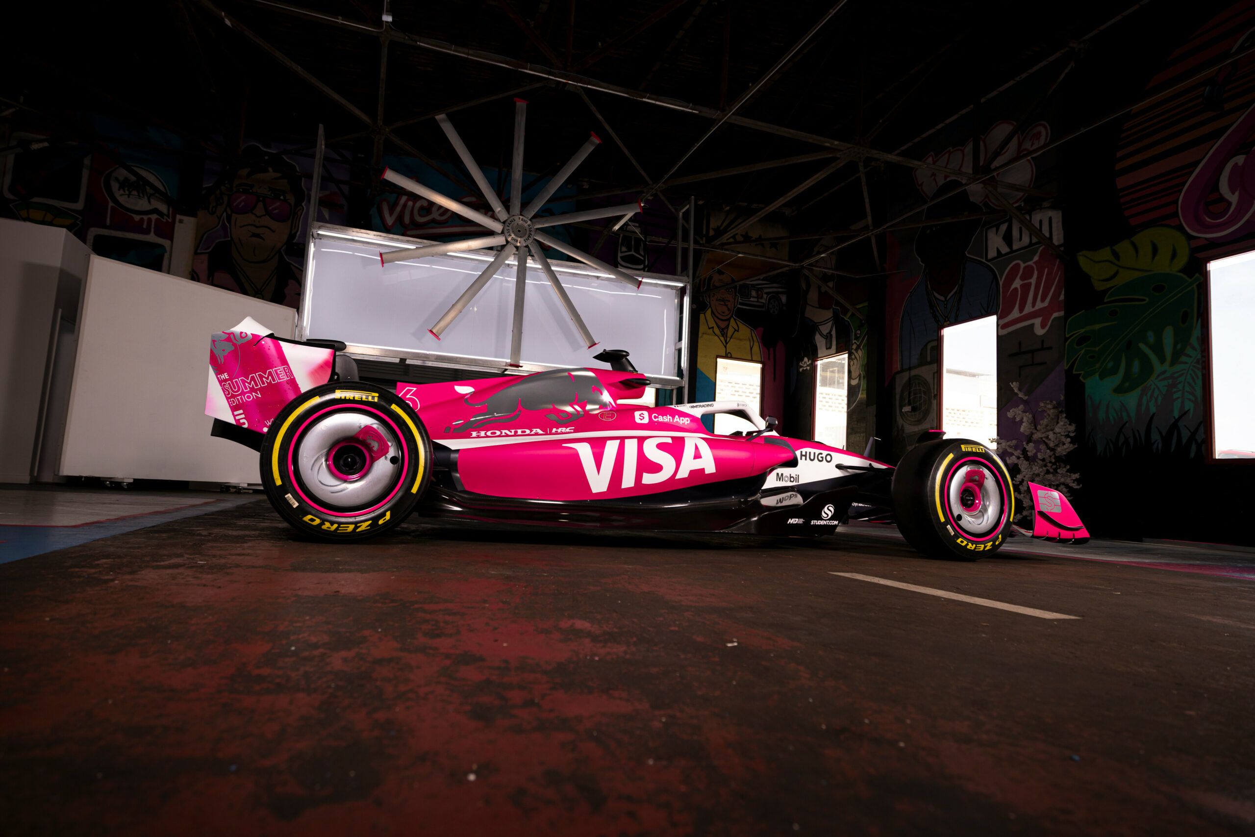 Visa Cash App RB presents magenta livery for F1 Miami GP