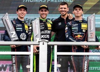 DTM: Pepper dominates R1 at Norisring; Preining passes in R2 win DTM, Norisring