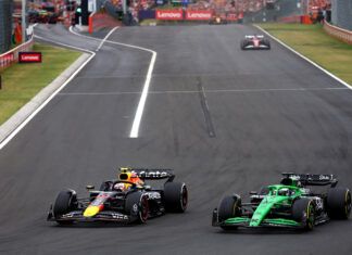 Tsunoda had damage in Hungary; Mekies sees positives overall Yuki Tsunoda, Laurent Mekies, F1, Hungarian GP
