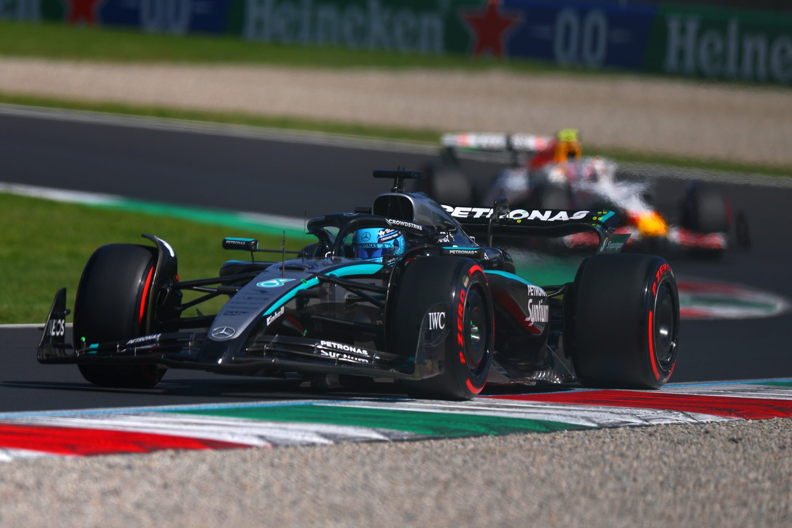 George Russell, Andrea Kimi Antonelli, Toto Wolff, Italian GP, F1