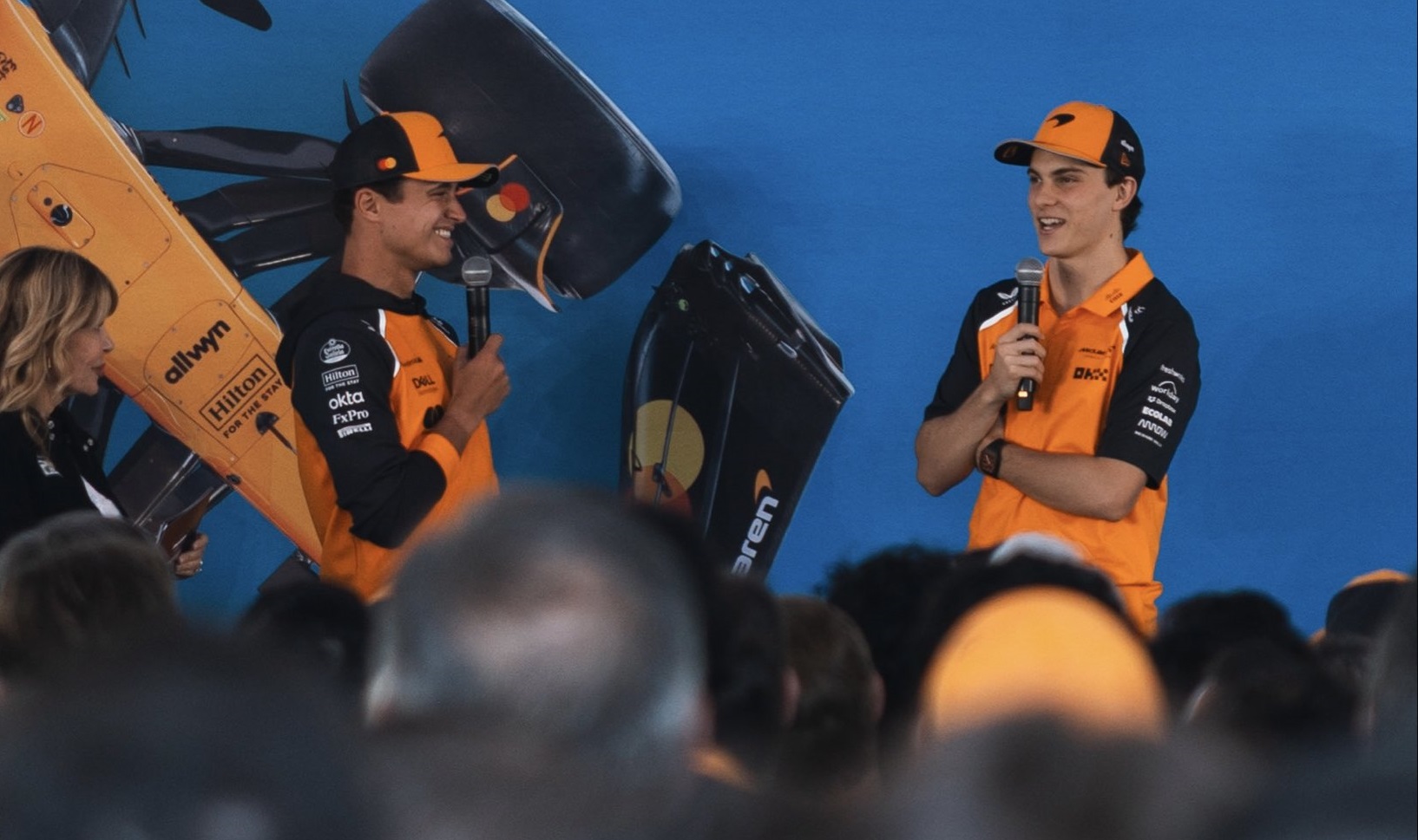 G3YQ_sJWgAAeHcy Lando Norris, Oscar Piastri, F1, McLaren