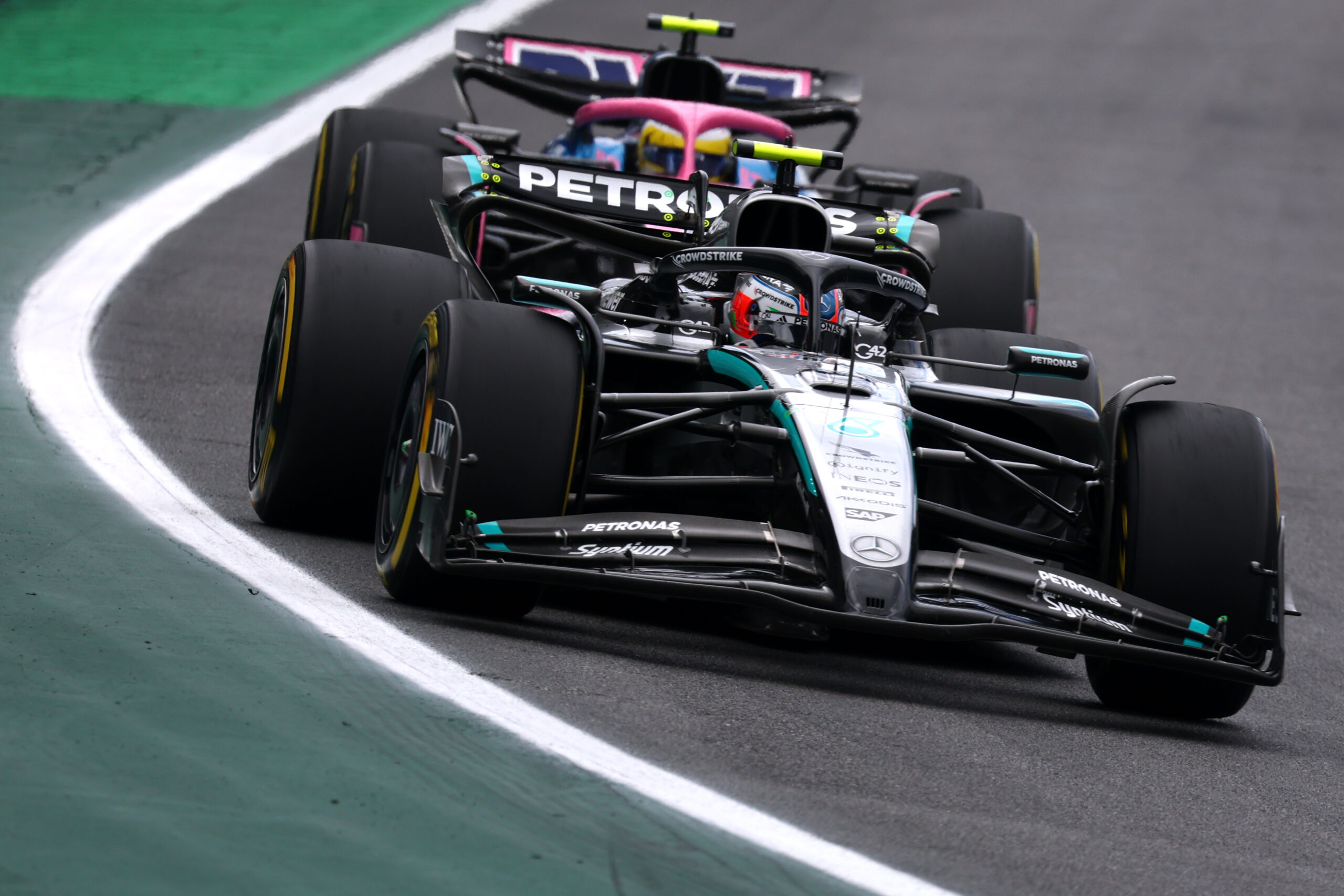 Großer Preis von São Paulo 2025 - Sonntag
2025 São Paulo Grand Prix – Sunday Andrea Kimi Antonelli, George Russell, Brazil GP, Toto Wolff, F1