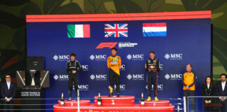 Visa Cash App RB, F1, Brazil GP, Podium